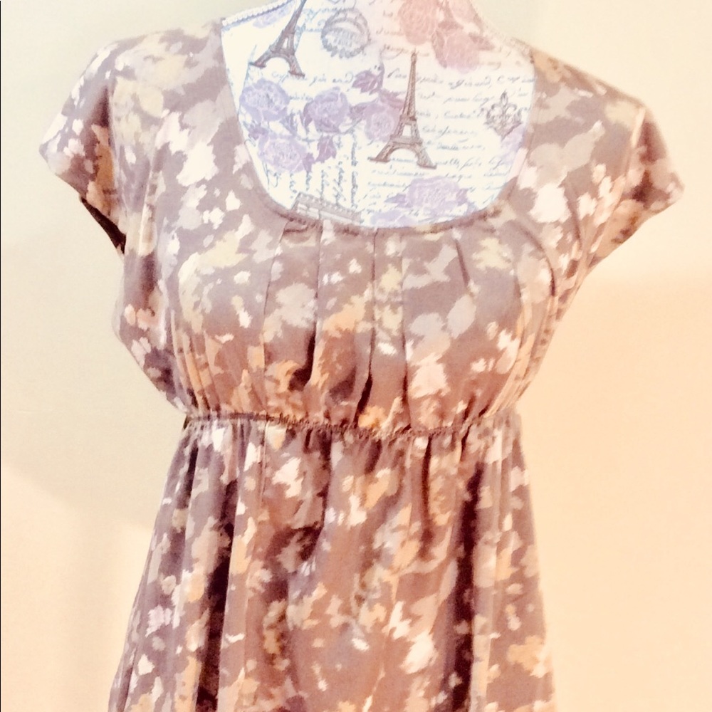 Calvin Klein Babydoll Print Top
